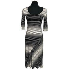 Max Studio Long Sleeve Stripe Maxi Dress - Women’s XS